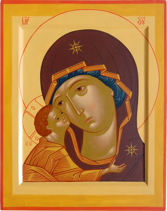 Богоматерь Игоревская - икона из венчальной пары