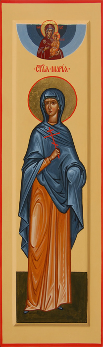 Мученица Мария Х в. память 15 июня - икона