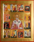 Икона Святителя Николая Мирликийского с клеймами