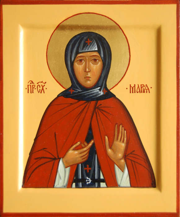 Преподобная Мария Радонежская - икона