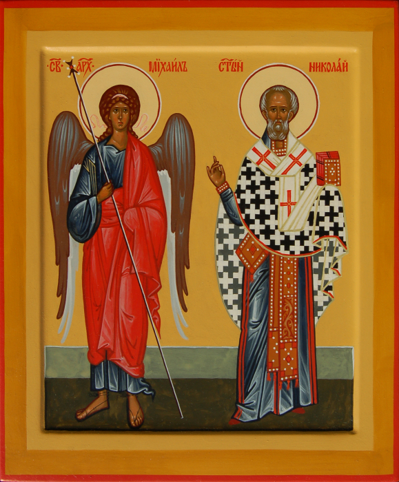 Архангел Михаил и Святитель Николай - икона