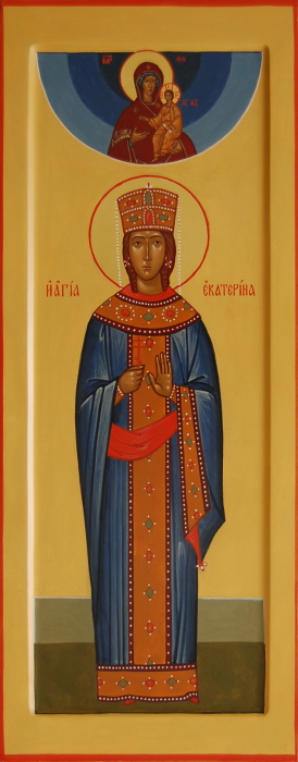 Мерная икона святой великомученицы Екатерины