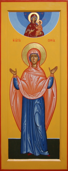Мерная икона святой Софии Римской