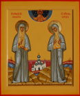 Святые преподобномученицы Великая Княгиня Елисавета и инокиня Варвара - икона