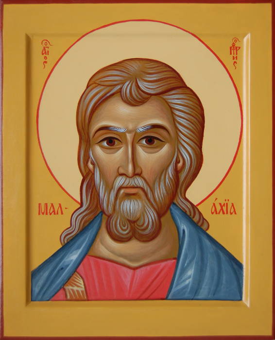 Святой пророк Малахия - икона оглавная, размер 21х17 см.