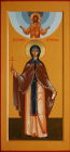 Мерная икона святой преподобномученицы Василиссы Египетской. Размер 51х24 см.