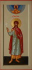 Ростовая икона святого мученика Платона Анкирского. Размер иконы 54х25 см.