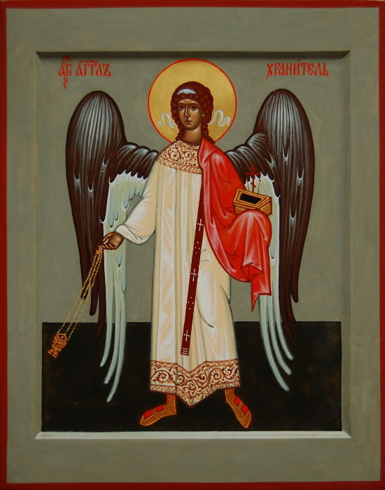 Икона святого Ангела Хранителя. Размер иконы 28х22 см.