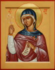 Поясная икона святой великомученицы Маргариты (Марины) Антиохийской. Размер иконы 28х22 см.