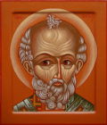Оплечная икона Святителя Николая Мирликийского - Никола Отвратный. Размер иконы 31х27 см.