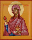 Икона святой Марии Магдалины. Размер иконы 21х17 см.